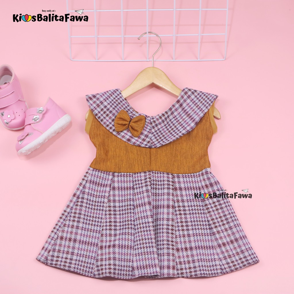 Dress Evelin Baby New Born Baru Lahir / COD Baju Anak Baby Perempuan Bayi Girl Lucu Harga Konveksi babycinnamon