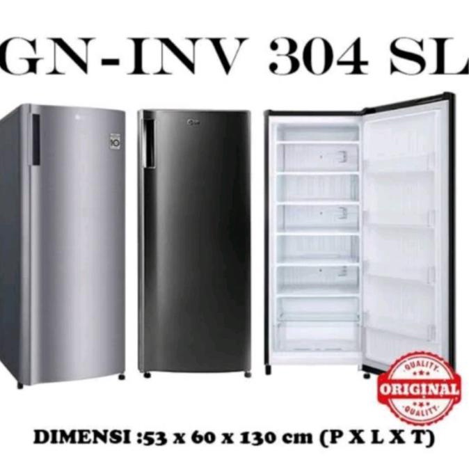 ((((()paling dicari] LG freezer 6 rak INV -304 SL