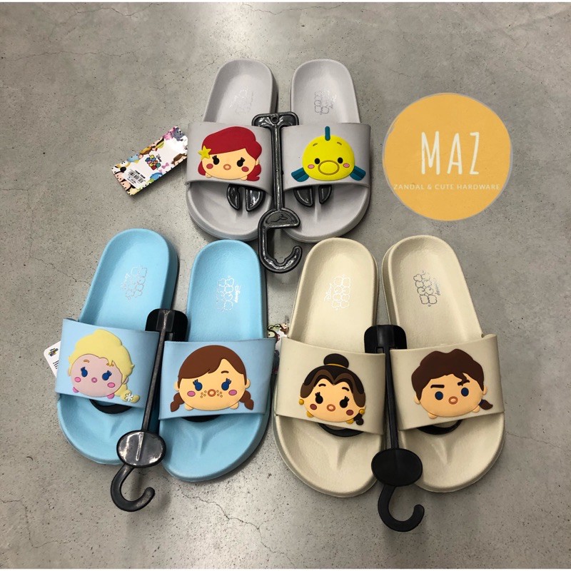 Sandal Zandilac Slip On Wanita Cewek Disney Tsumtsum Tsum Princess CH220401WD