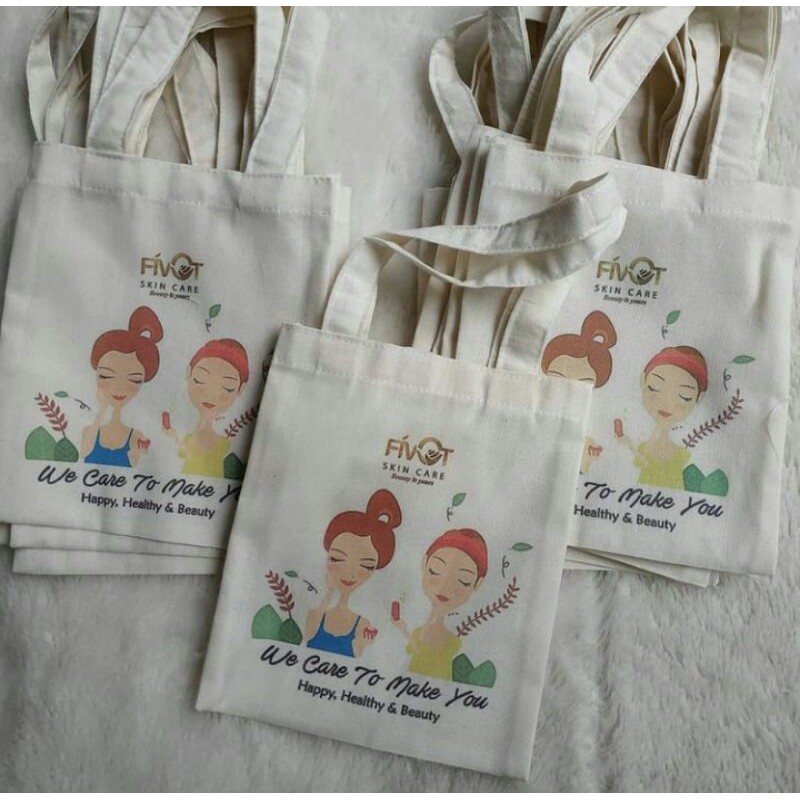 Totebag ultah/totebag murah/totebag custom/souvenir nikah/souvenir ultah