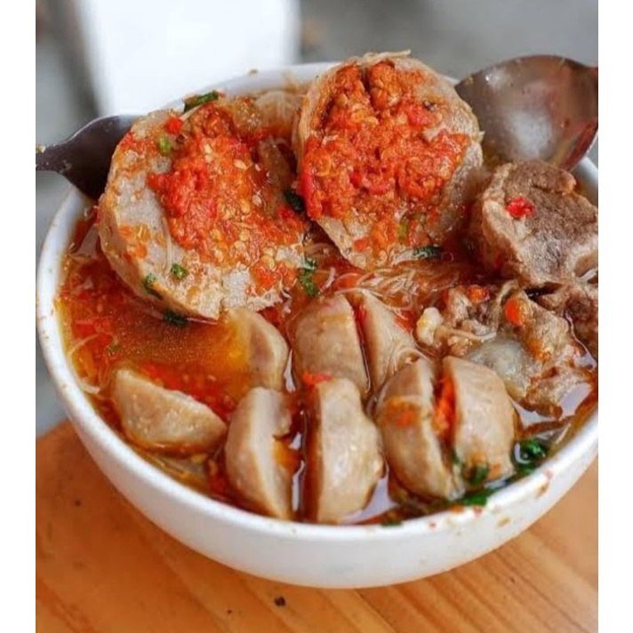 

Bakso Mercon Jumbo Isi 10 Pcs Gratis Bumbu Kuah
