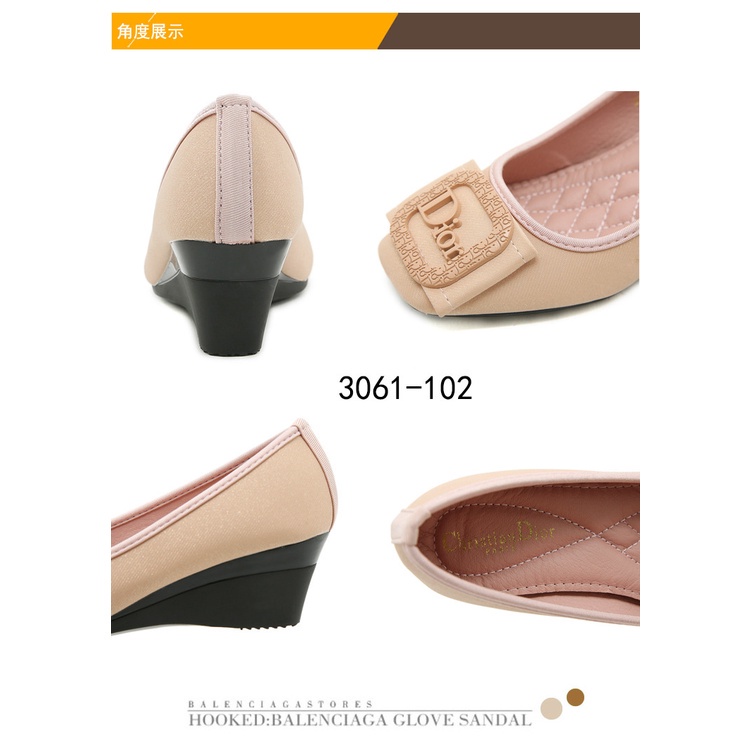 D Logo Wedges Women Shoes  #3061-102