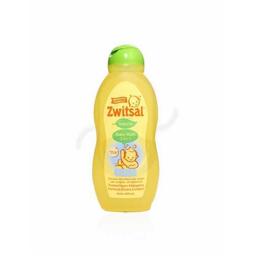 Zwitsal Natural Aloe Vera Baby Bath 2 In 1 Hair &amp; Body