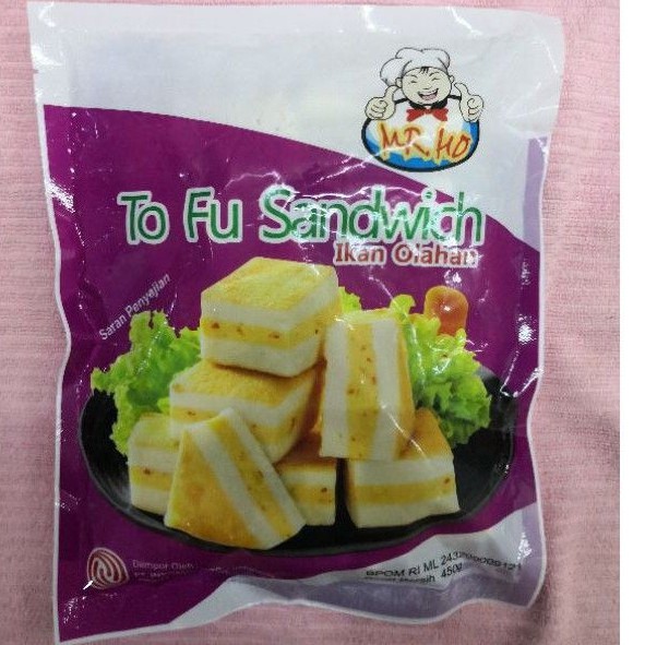 

Tofu Sandwich Mr Ho 450 Gram/tahu/frozen