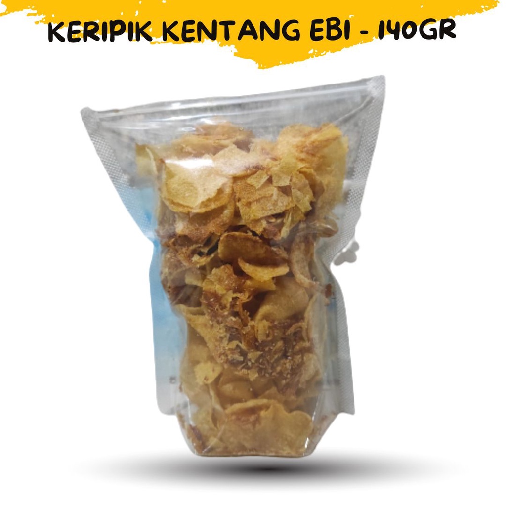 

Keripik Kentang Ebi Homemade Enak Renyah Gurih - 140gr