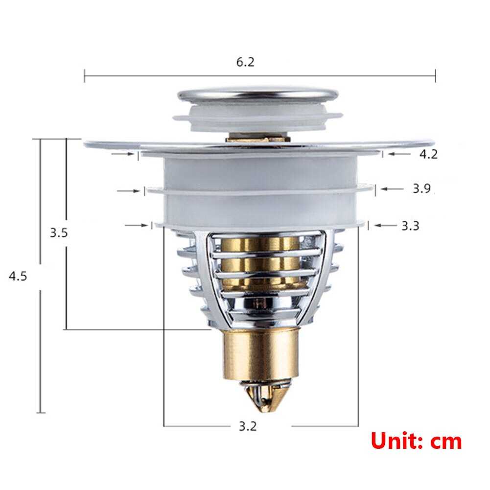 TD - DPR Alloet Saringan Penutup Lubang Bak Cuci Piring Strainer Filter - 2449