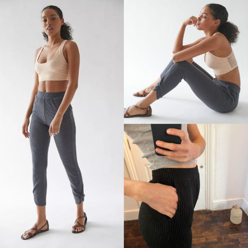 Urban Outfitters Miley Ruched Jogger Pants
