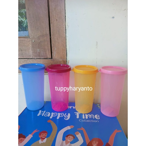 Gelas minum anak mini tumbler happytime tupperware