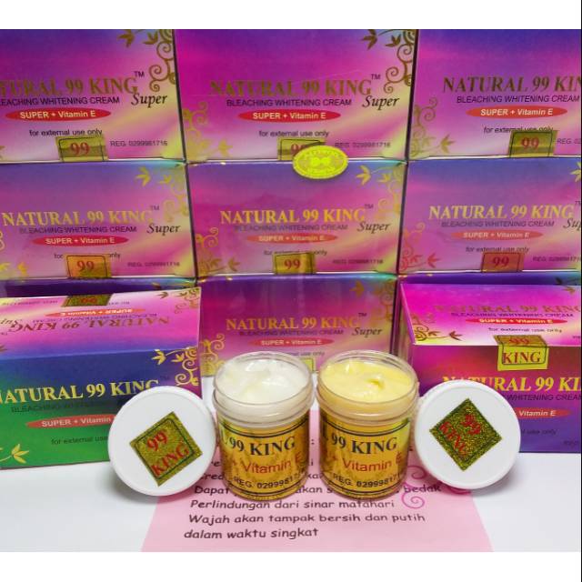 CREAM NATURAL 99 KING PELANGI SUPER DAY &amp; NIGHT LUSINAN