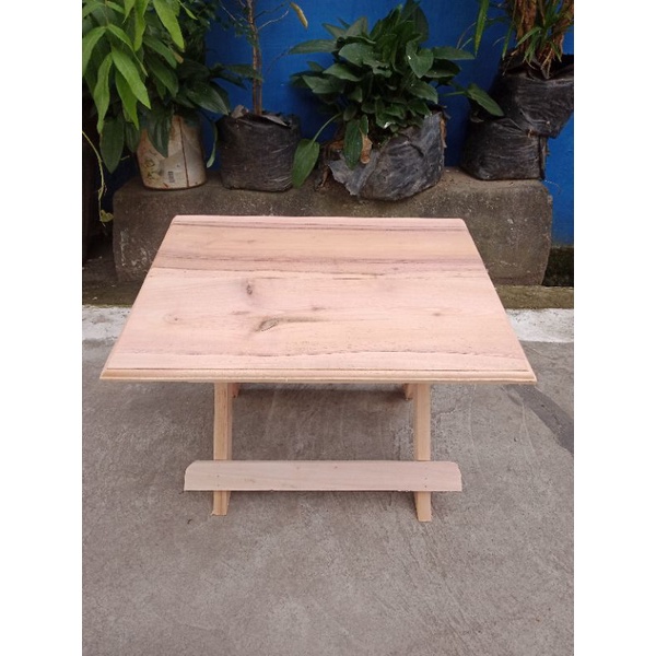 meja lipat kayu 40x30 tinggi 30 Rehal kayu meja kayu murah meja ngaji