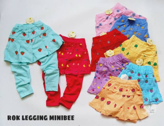 Leging rok legging anak 2-5th