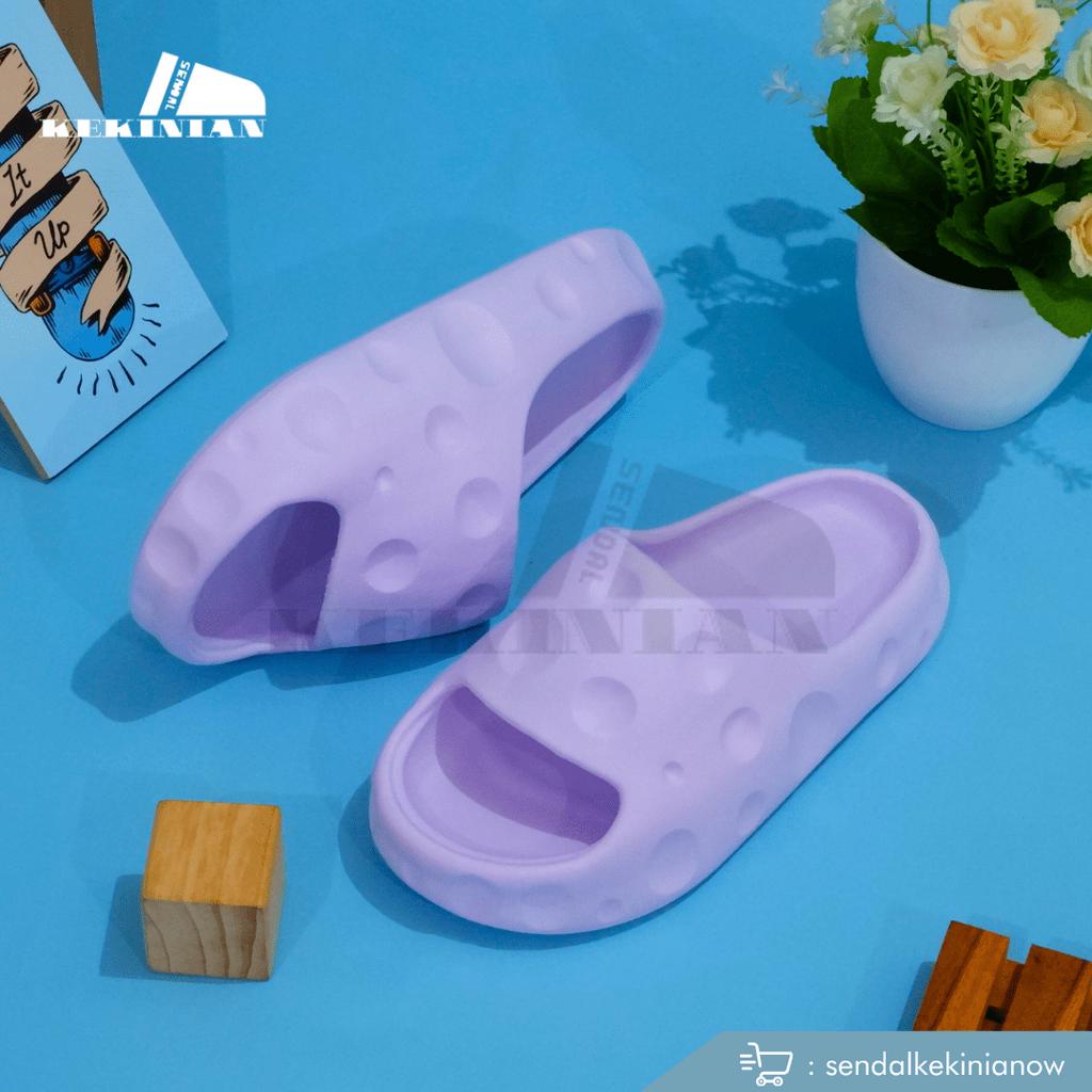 SANDAL WANITA SLOP JELLY NEW MODEL SPON/SPONGE SENDAL SLOP WANITA KEKINIAN