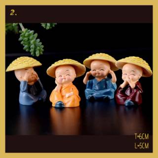 Miniatur Patung Buddha Maitreya Patung Biksu Dekorasi Miniatur Patung Buddha Maitreya Patung Biksu Dekorasi
