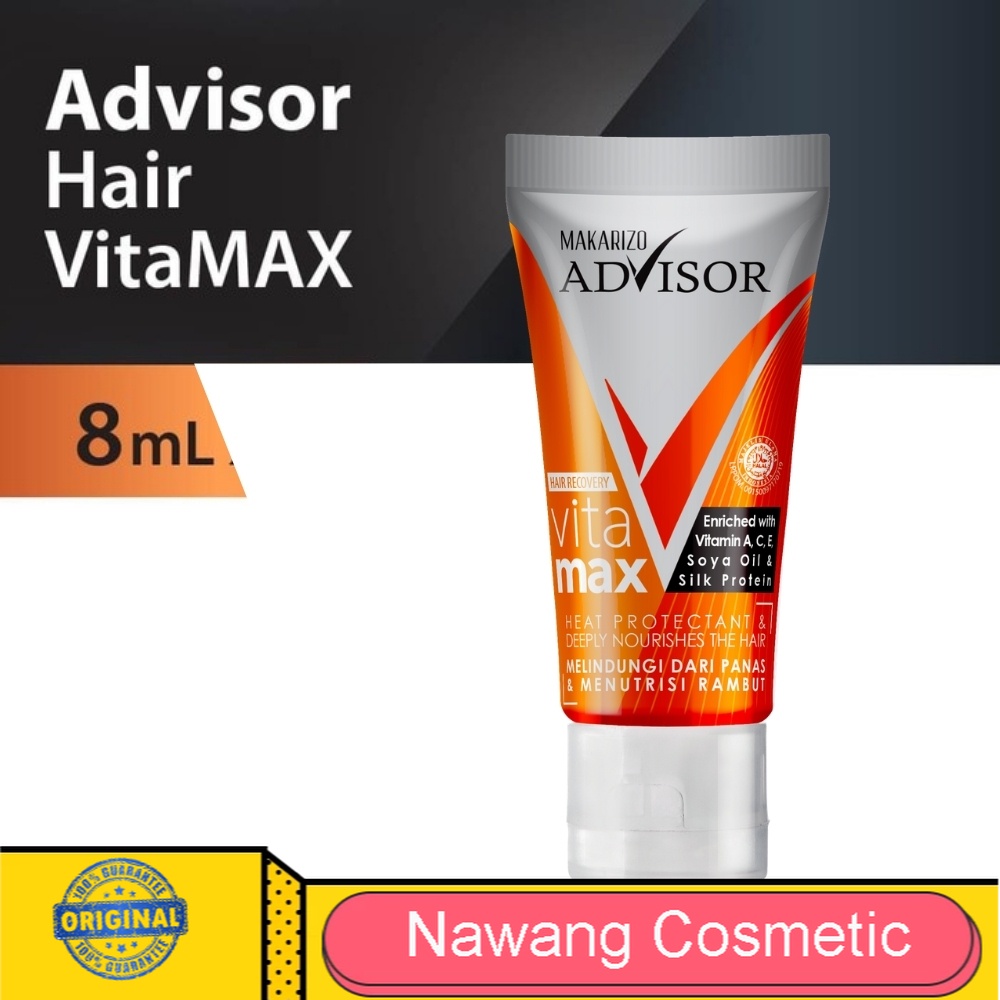 [ECER]Vitamin Rambut Makarizo Advisor Hair Recovery Vitamax 8ml