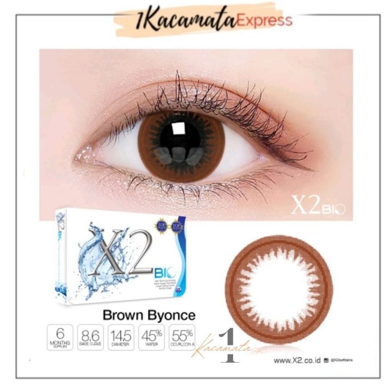 SOFTLENS WARNA X2 BIO BLACK BROWN EXOTICON