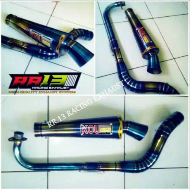 KNALPOT KOU KIDAL ALL MOTOR BEBEK JUPITER Z SUPRA X 125 VEGA SMES GREND C70 CRIPTEN DLL