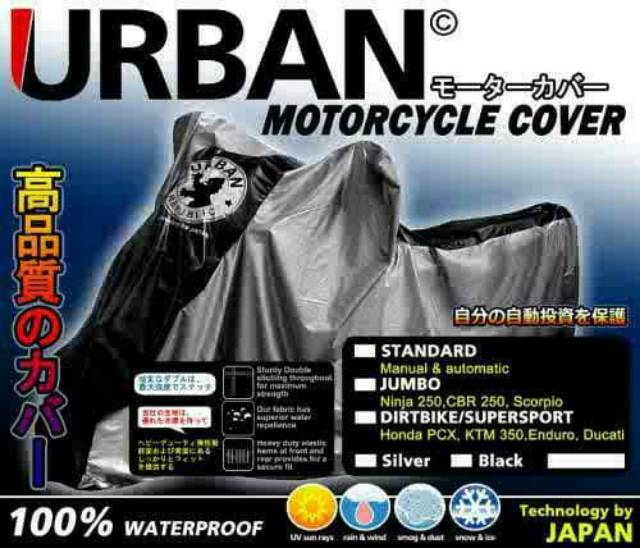 Cover Motor Urban Anti Air Mantel Selimut Urban Original