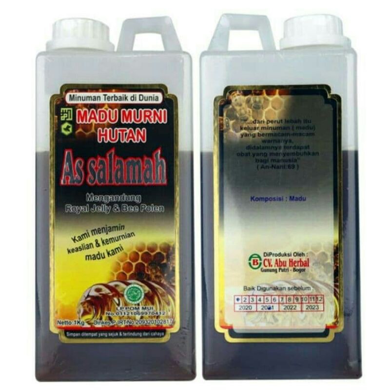 

Madu Hutan Murni As salamah 1kg