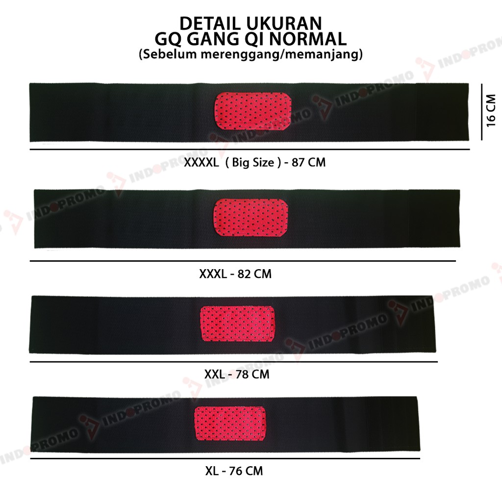 Gang QI Korset Slimming Belt / sabuk panas GQ GANG QI/ Korset penghangat