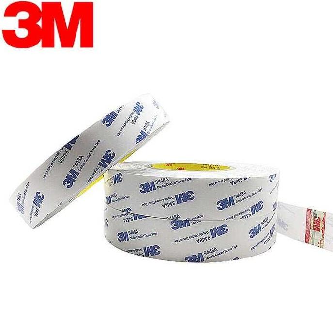 

(BISA COD) Lakban perekat Double Side Strong Sticky Glue Tape 50 meter BERMUTU Kode 588