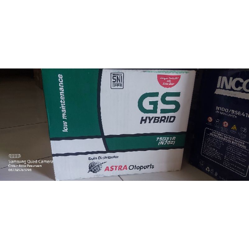 GS ASTRA N70Z /12V 75AH 75D31R