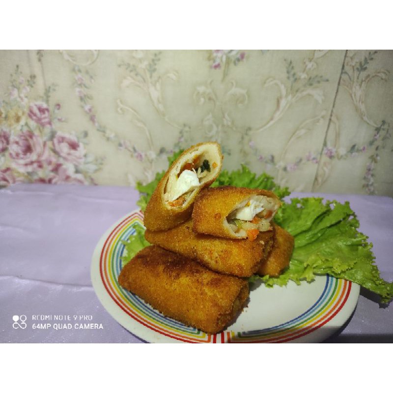 

risoles risol mayonaise sosis sayur ayam telur frozen matang rogut siap goreng frozen risoles