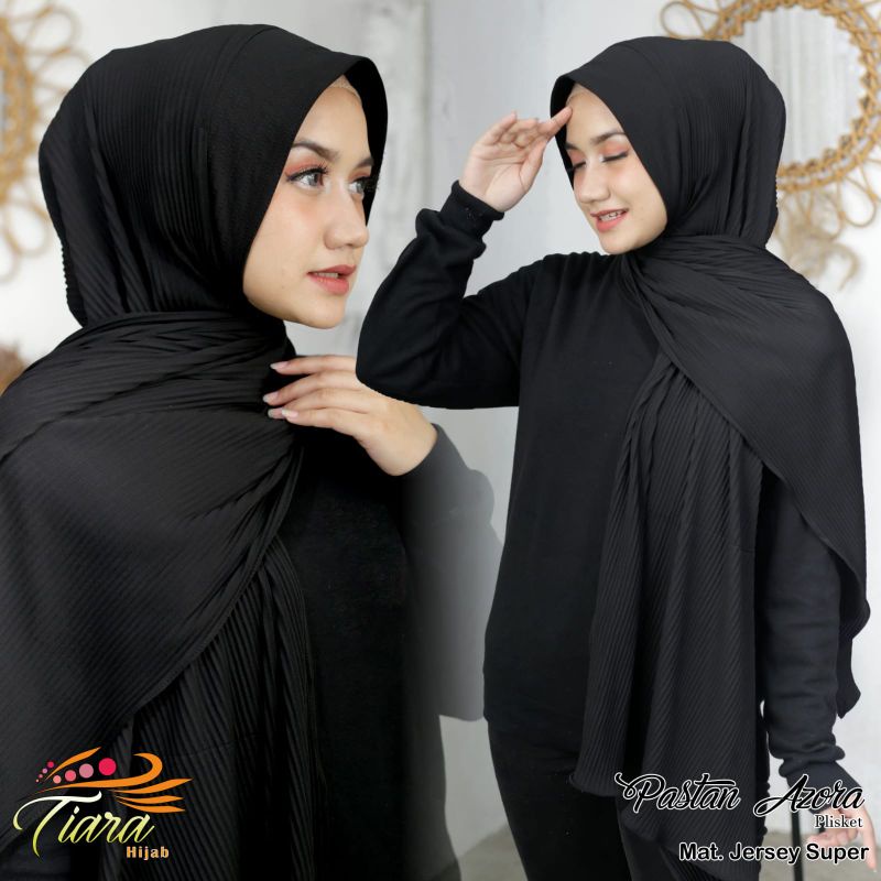 Jilbab Instan Pastan Azora Plisket Murah Ori Tyara Hijab