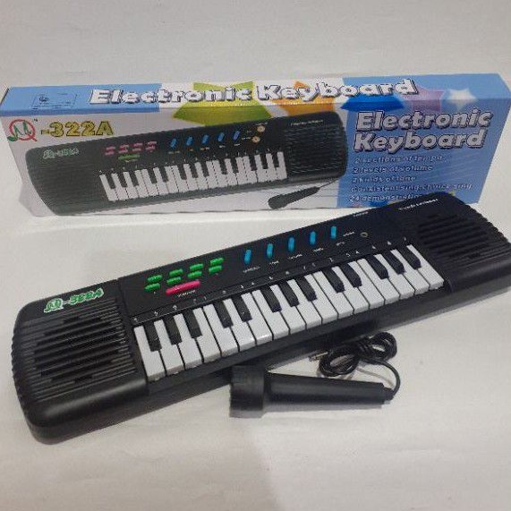 MAINAN ANAK EDUKASI PIANO ELEKTRONIK KEYBOARD 322A / MAINAN ANAK MUSIK - PIANO KEYBOARD