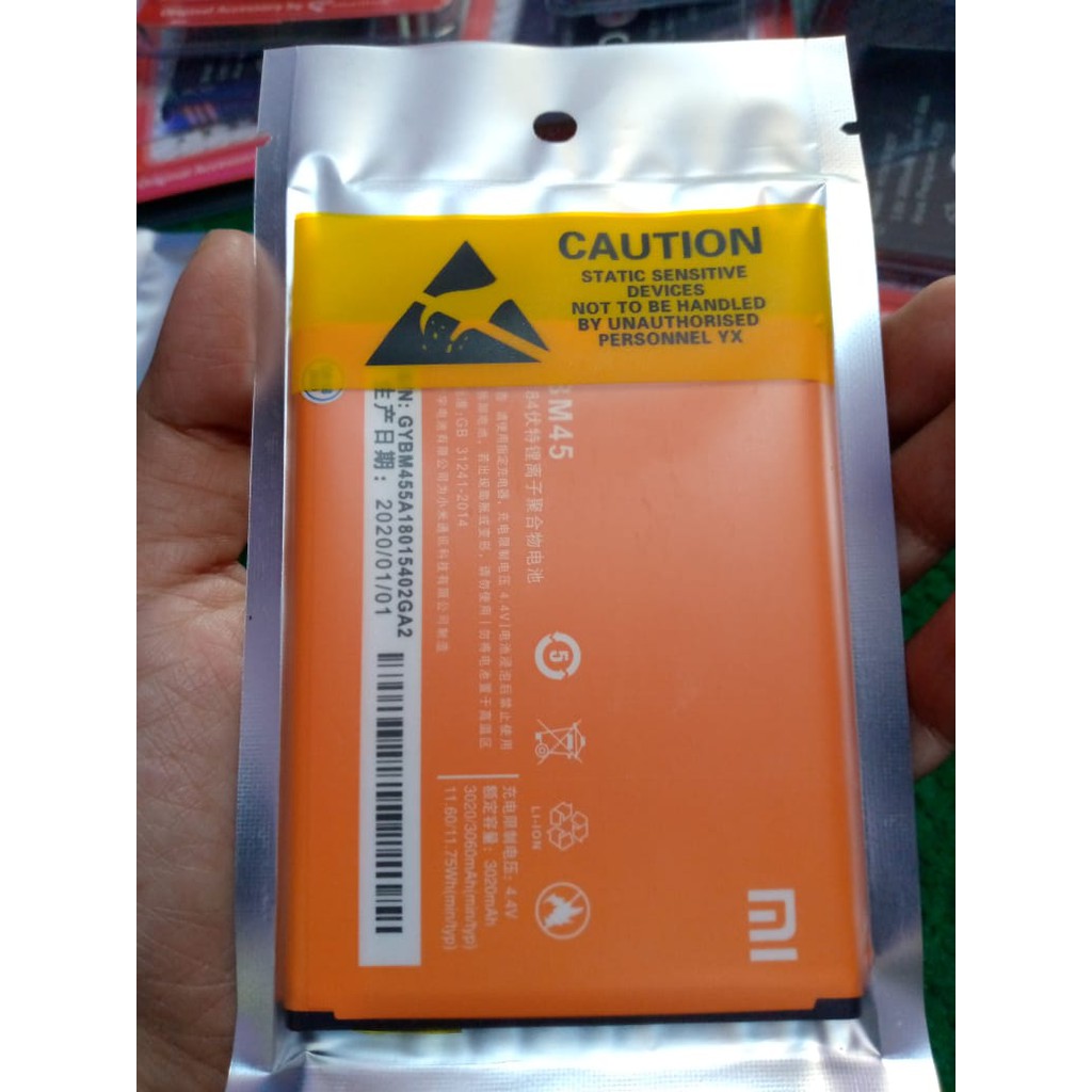 Baterai Xiaomi Note 2 BM45 Batere BM 45 Batre BM-45