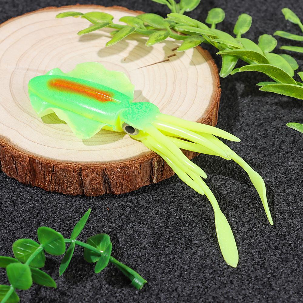 Suyo 1Pcs Umpan Cumi 5warna Swimbait Fishing Tackle Fishing Lure