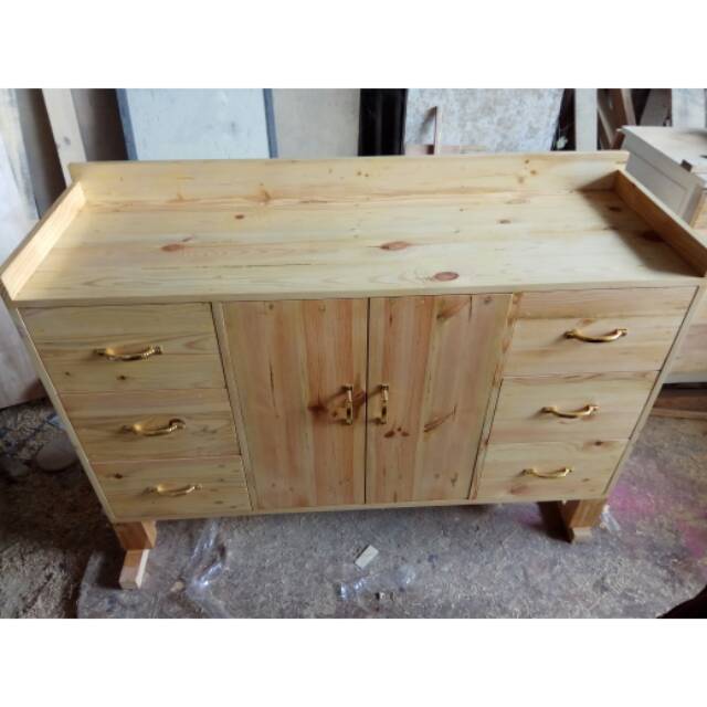 Meja lemari laci 120x40x70cm