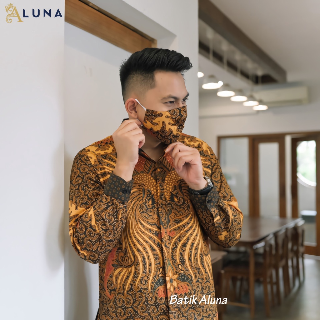 KEMEJA BATIK PRIA LENGAN PANJANG BATURADEN BATIK PRABU REGULER FIT SERAGAM KANTOR EXCLUSIF PREMIUM PCW 094