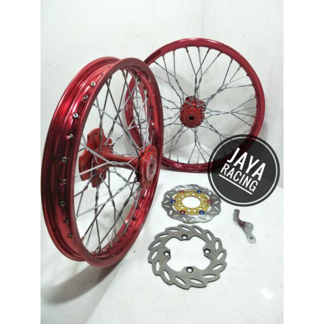 Velg model TK japan tromol becak Ninja R - Ninja RR sepaket plus cakram dan stel velg