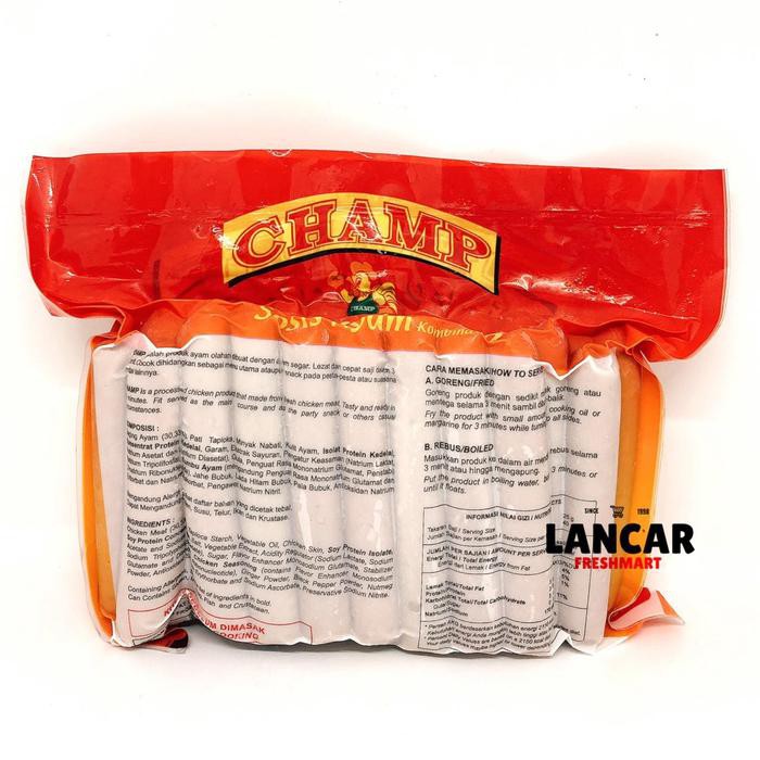 CHAMP SOSIS AYAM 1KG / CHAMP SOSIS AYAM ISI 40