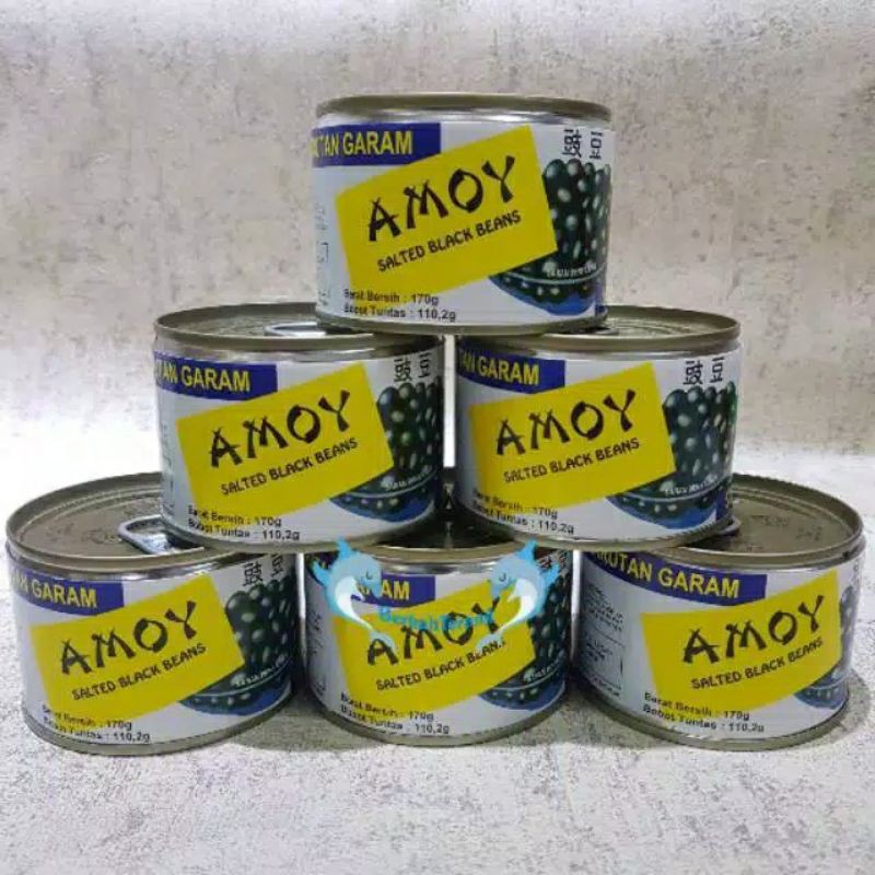 

Amoy Tausi Salted Black Beans 170gr Kacang Hitam Kaleng dalam larutan