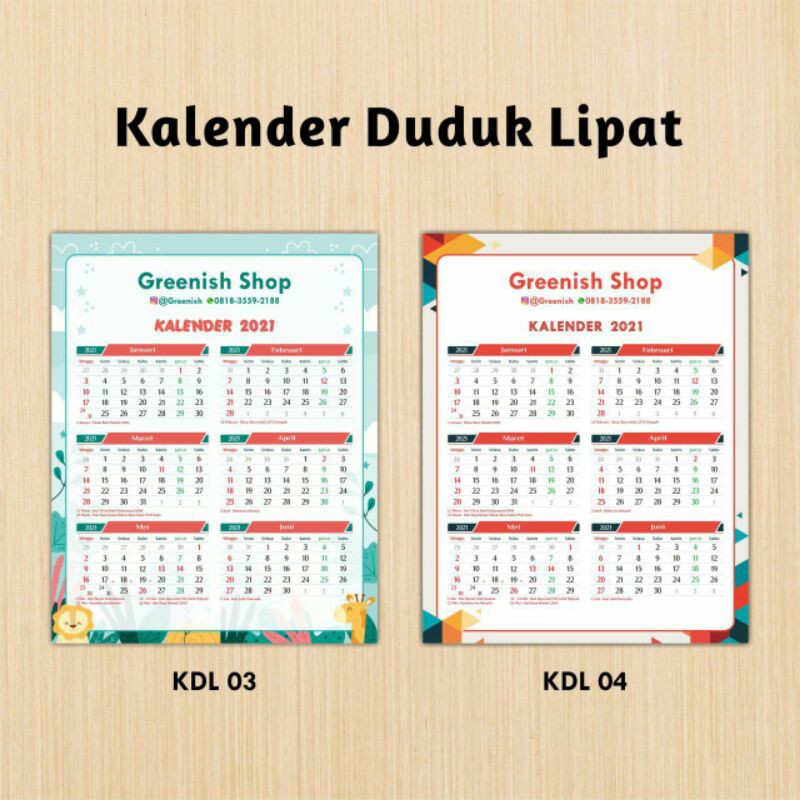 Jual KALENDER DUDUK LIPAT | Shopee Indonesia