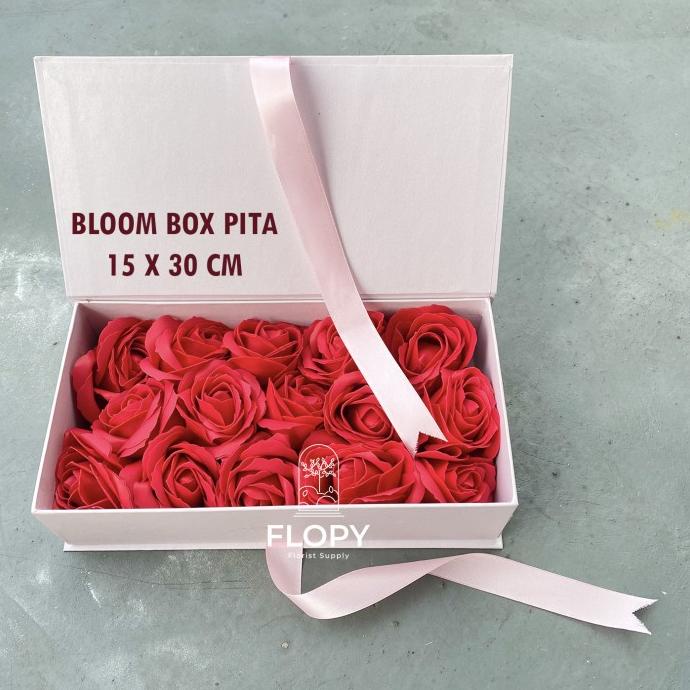 

[COD] (15*30 cm) Bloom Box Kotak Pita / Kotak Hampers Kue Bunga Kado [COD]