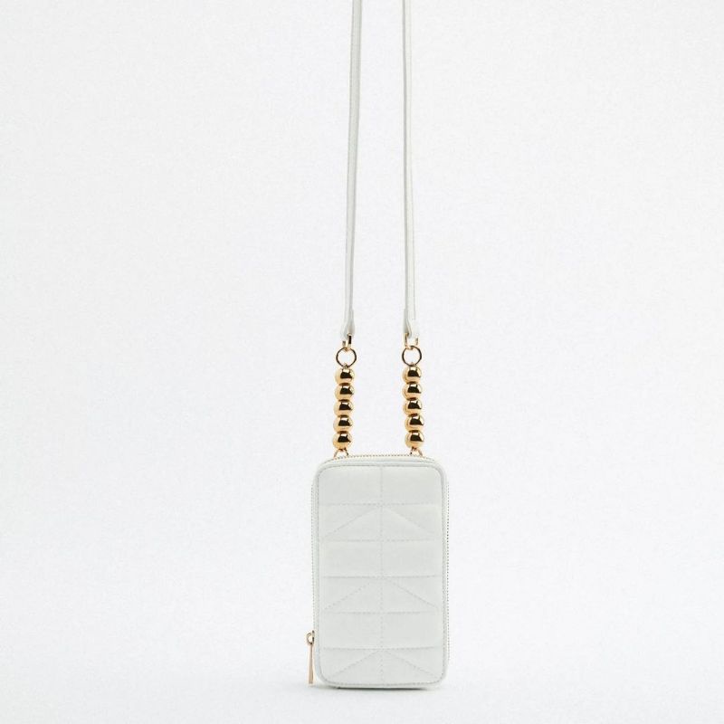 12.12 SALE | ZRA BEAD TRIM QUILTED CELL PHONE CASE