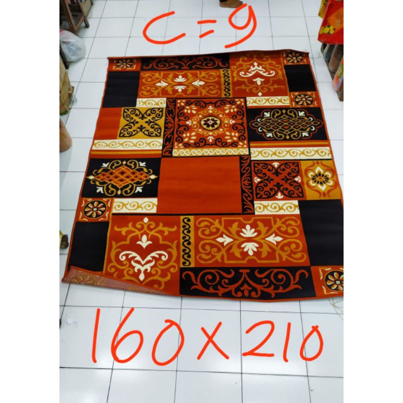 Karpet permadani motif abstrak kode C 9