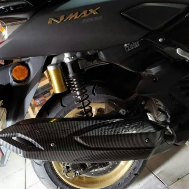 Cover Tutup Knalpot Carbon New NMAX 2020-2022 Nemo