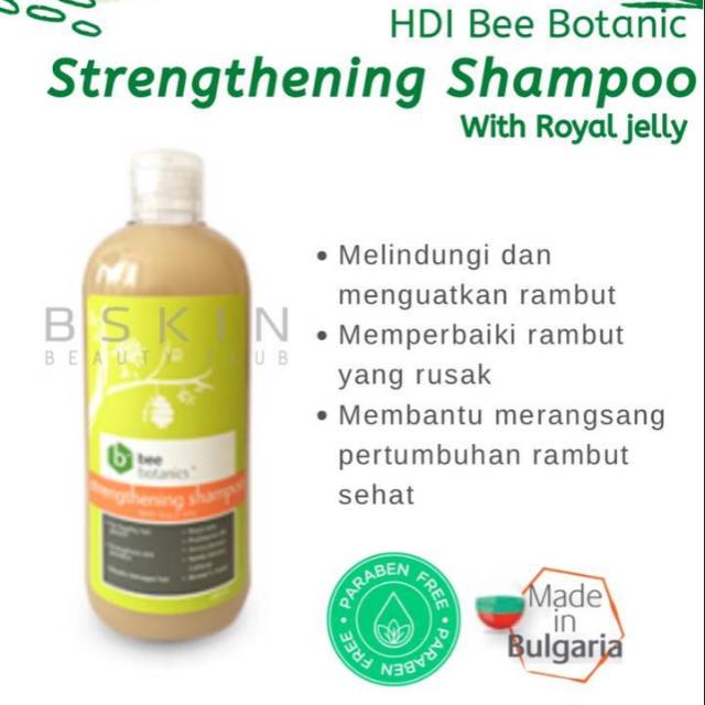 HDI bee botanic strengthening shampoo with royal jelly