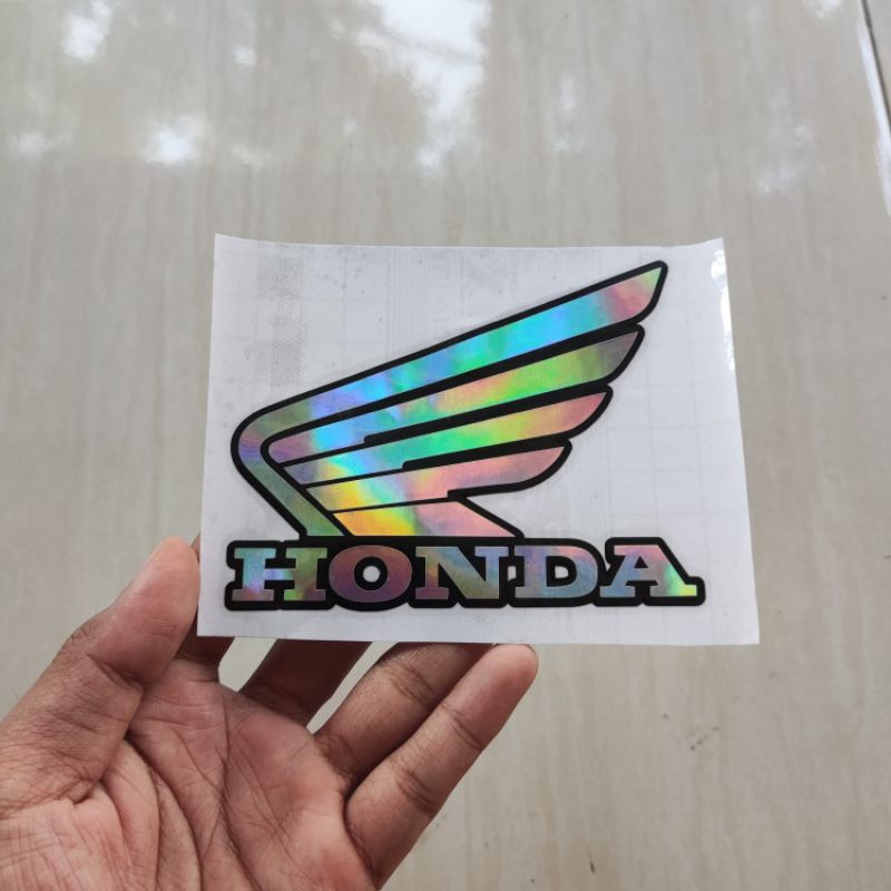 STIKER STICKER CUTTING LOGO HONDA SAYAP