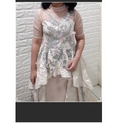 PARTY GOWN, PROM SEMI LONG DRESS