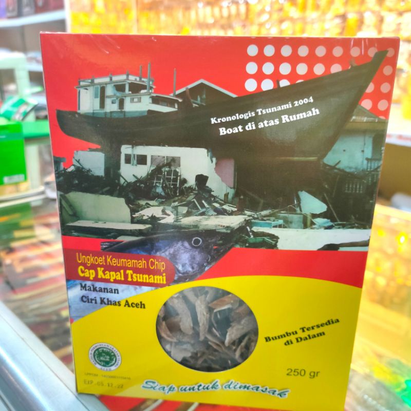 

ikan kayu Aceh cap kapal tsunami 250 gram