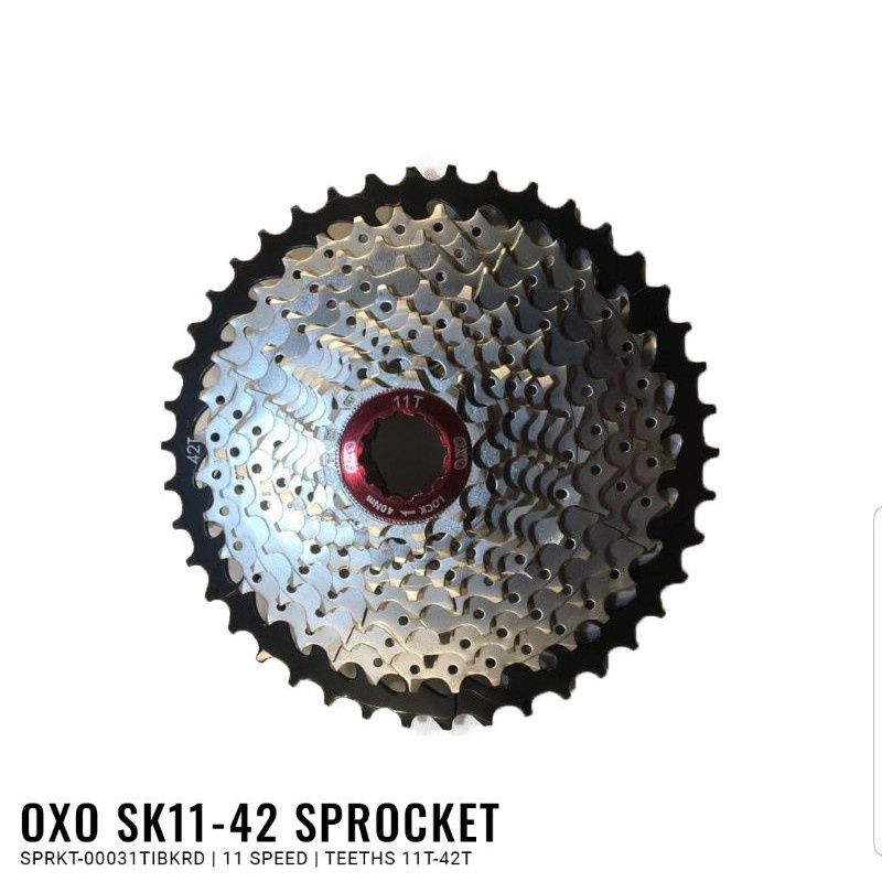 Sprocket Oxo 11 speed 42T 11-42T