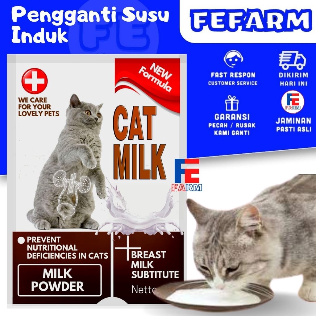 Cat Milk Susu Kitten Anak Kucing Sachet  20gram FEFARM