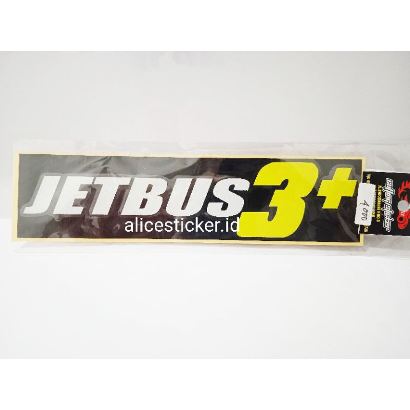 STIKER JETBUS 3+