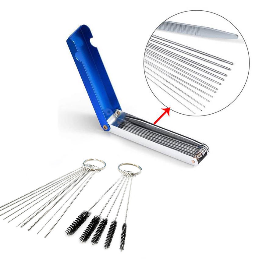 3pcs/Set Tip Cleaner Alat Rojok Pembersih Karburator motor