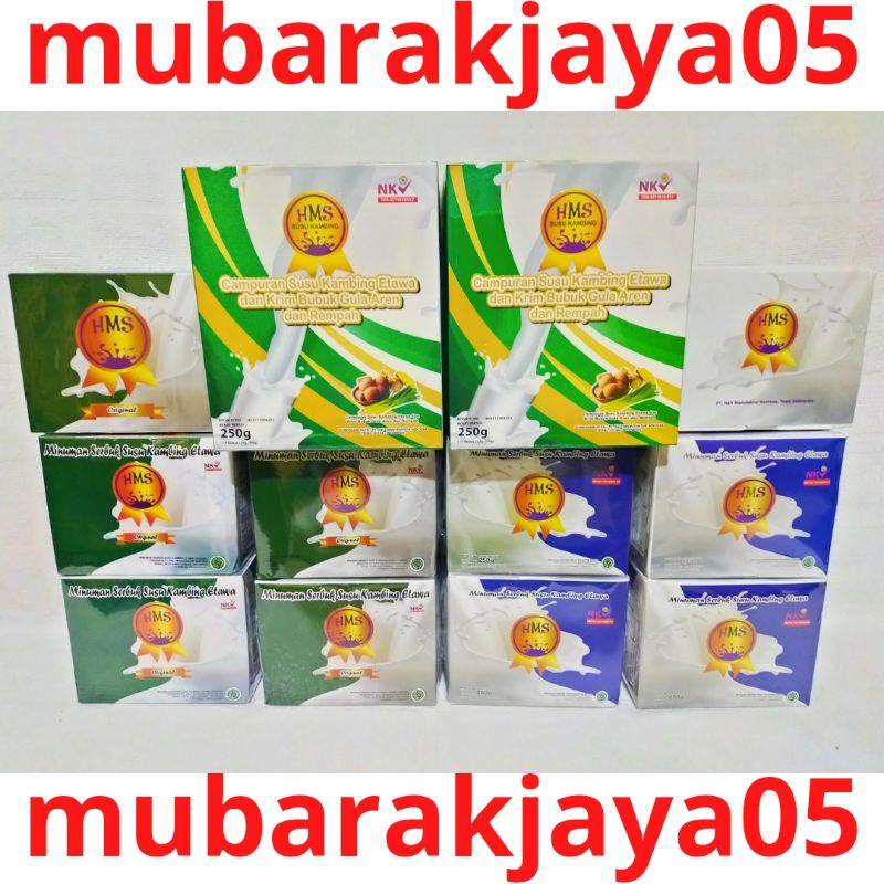 

Susu Kambing Etawa HMS Varian Original, Plus Kolostrum, Gula aren plus rempah