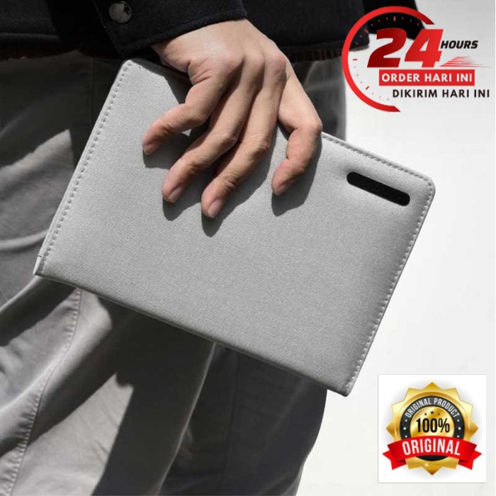 

[TM] ORIGINAL Mijia Kaco Green Noble Paper NoteBook Card Slot Wallet - abu-abu